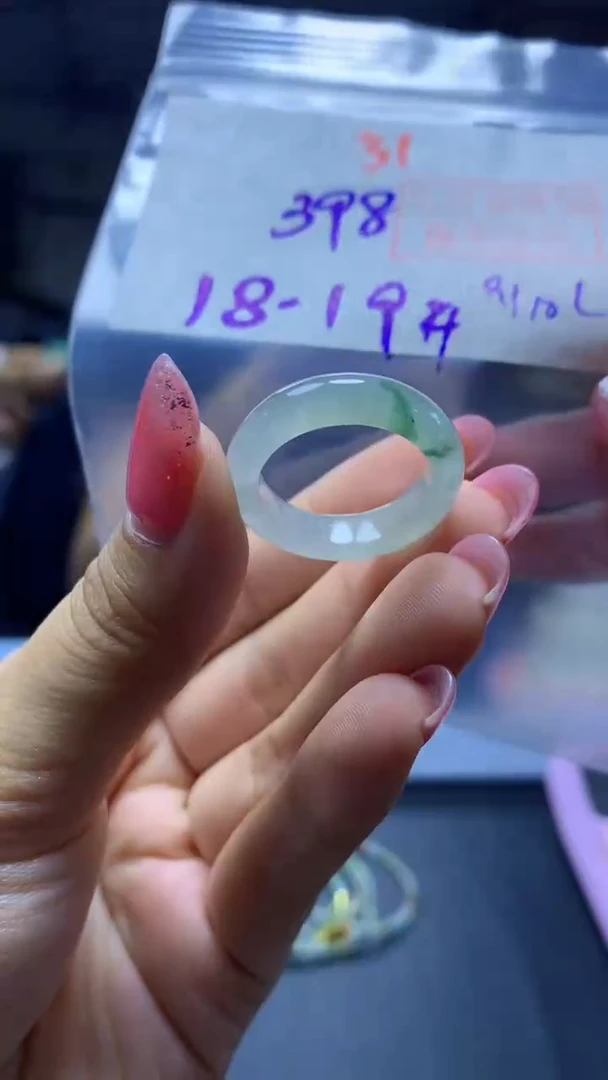 未镶嵌定制翡翠戒圈#398元-毛货需精细抛光