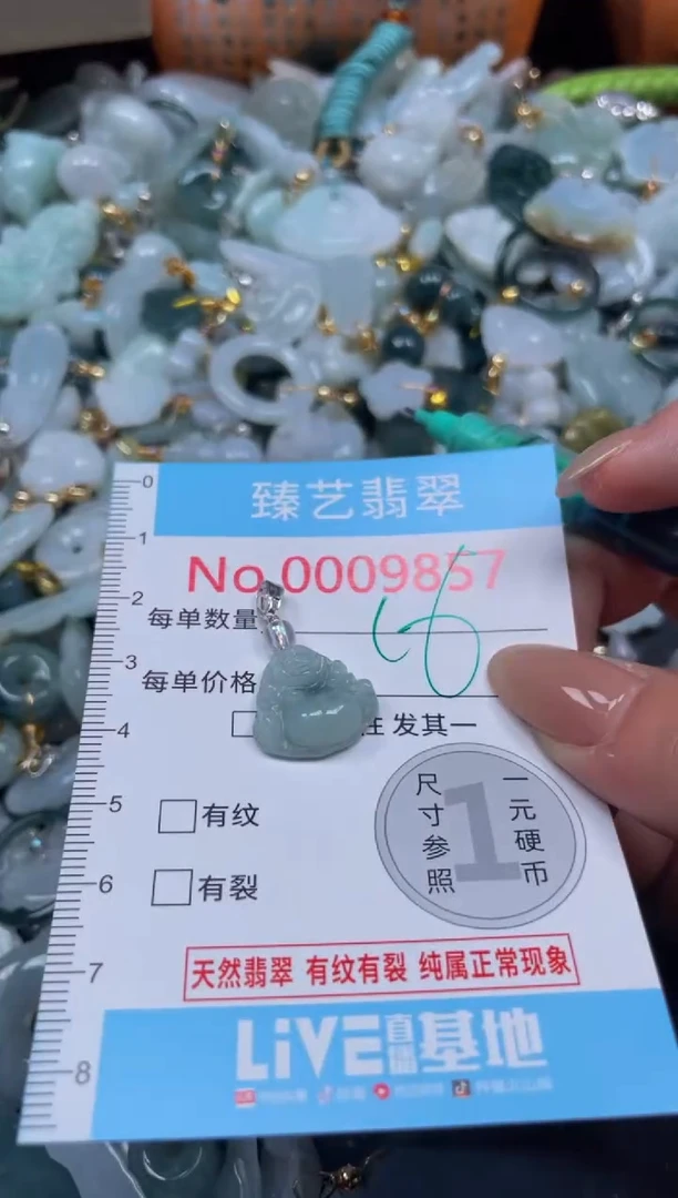 颈饰未镶嵌翡翠9857