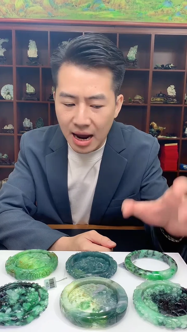 【闪购商品】定制翡翠未镶嵌1088hm-毛货挂件