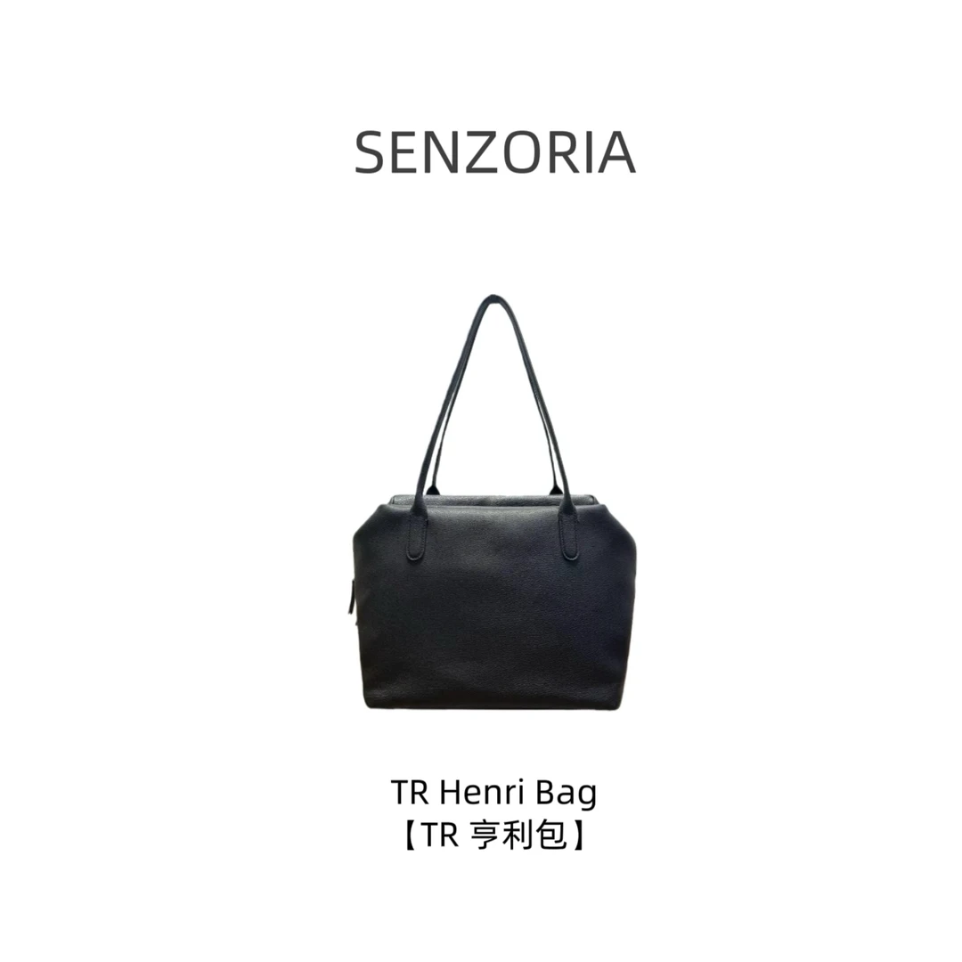 SENZORIA 【Henri】Row进口原厂牛皮内羊皮通勤大容量机场手拎包