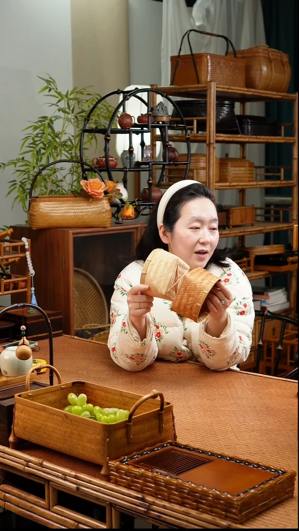 【闪购商品】非遗编织篮本色+深色