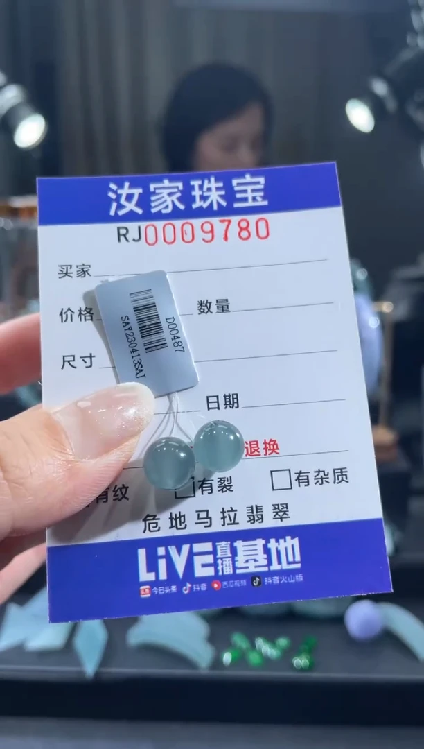 未镶嵌挂件翡翠9780