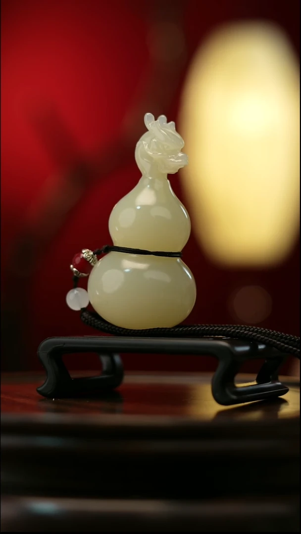 玉【龙头葫芦】天然玉石手把件