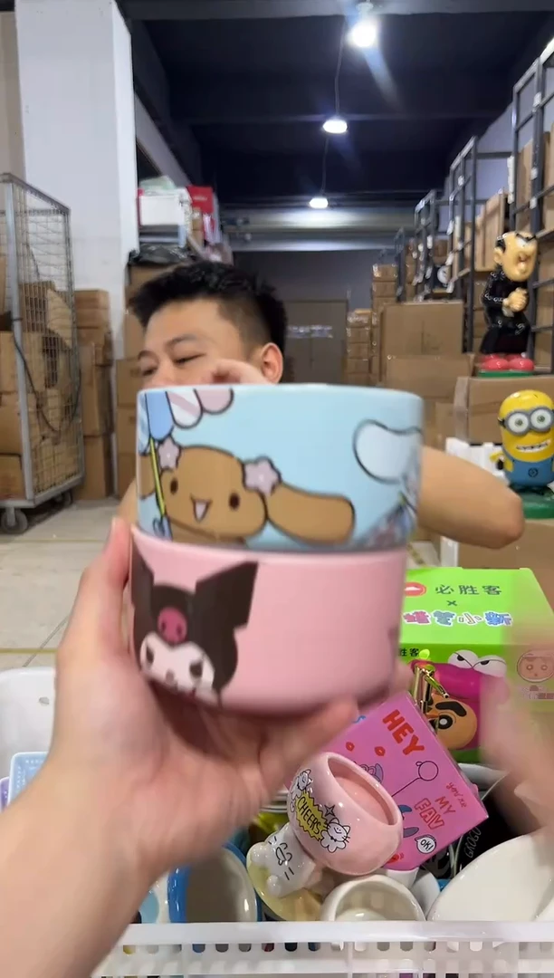 瓷片库洛米碗加玉桂狗碗