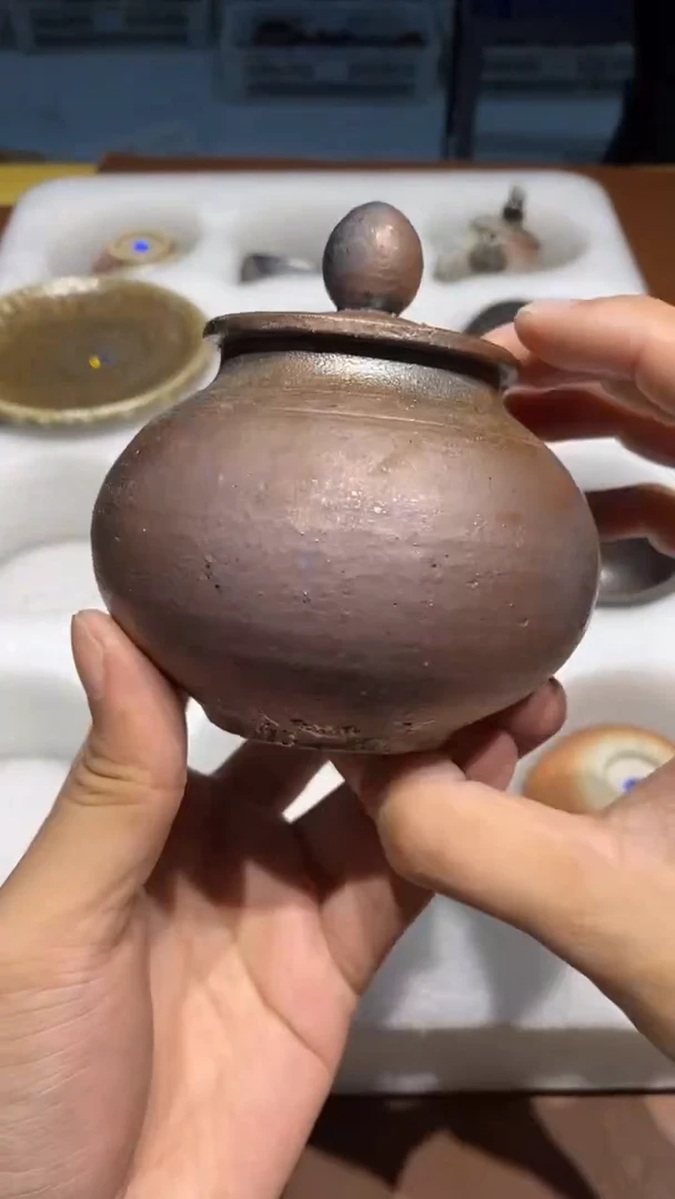 奢瓷/瑞寅柴烧茶器（茶叶罐）938