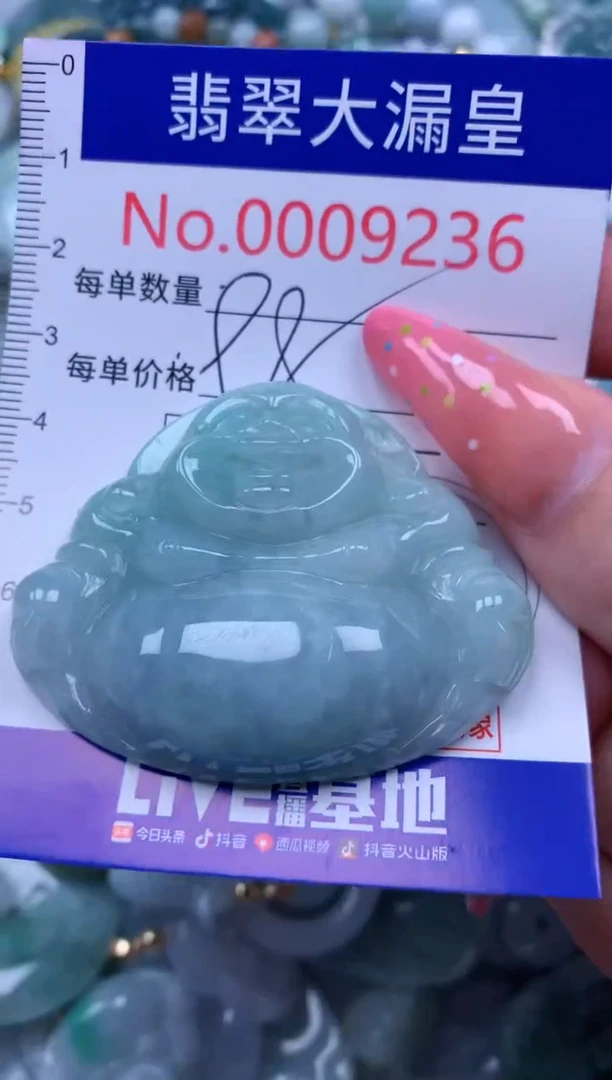 翡翠未镶嵌吊坠(不含链)9236
