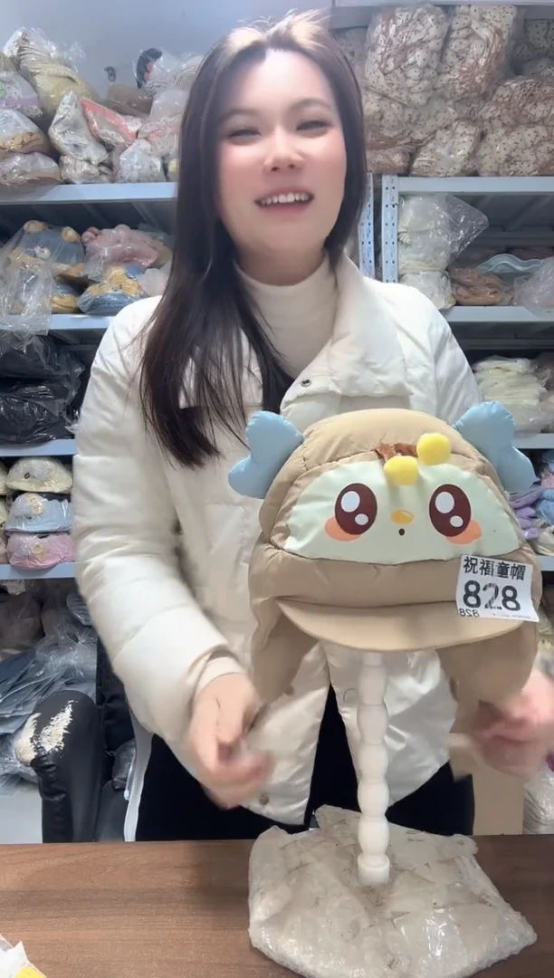 棉冬季儿童大童帽子828