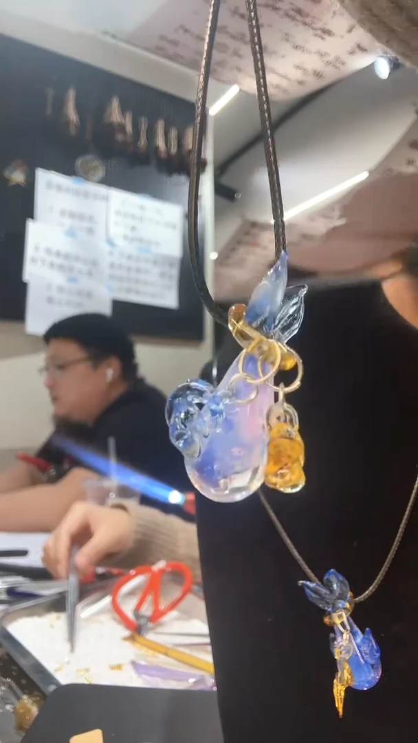 颈饰玻璃温***猫野猫 69.9专拍