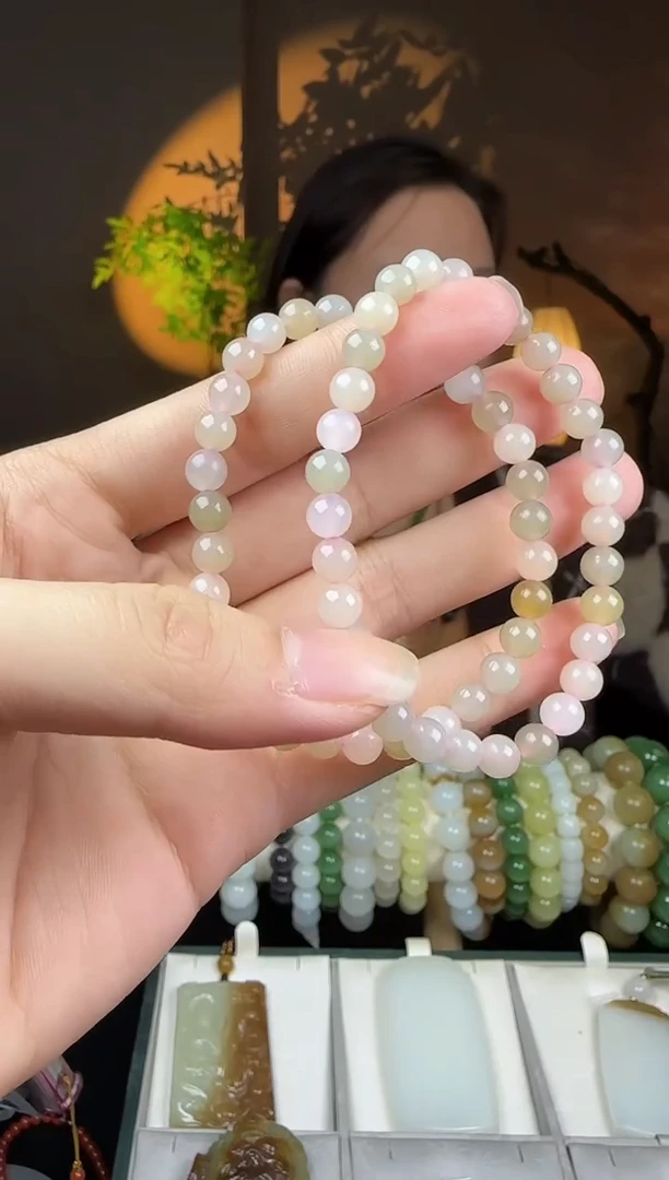 未镶嵌手串和田玉JJD0104013多样性发一