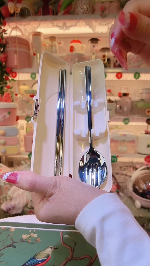 米色叉勺3件套——手工制作品质好！