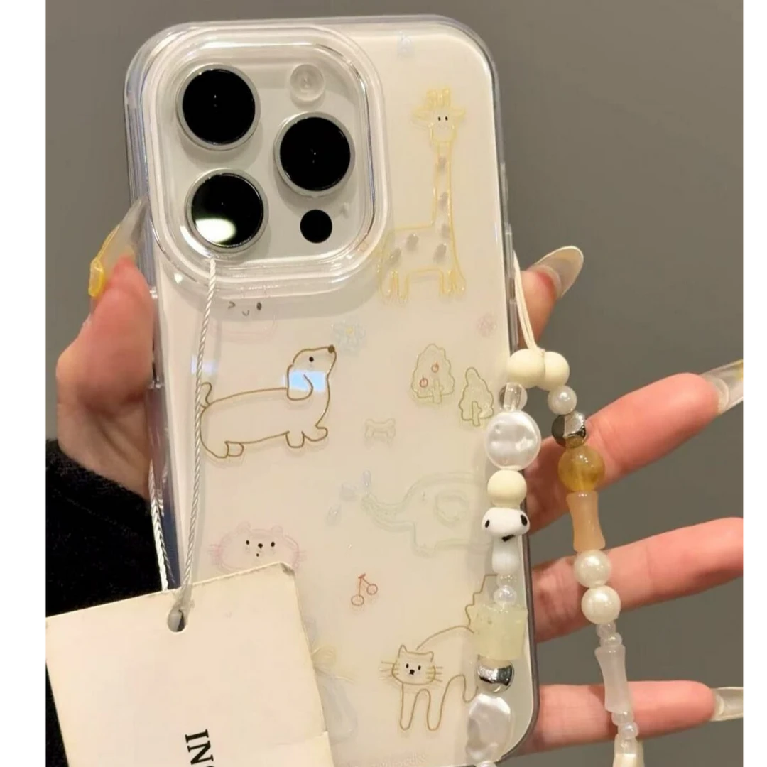 小狗小猫适用苹果华为vivo小米oppo女款iphone15/16/14荣耀壳