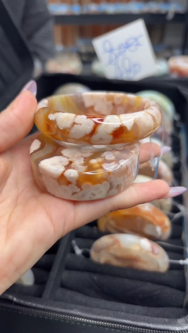 未镶嵌手镯石英质玉A456(61圈赠送镯心)