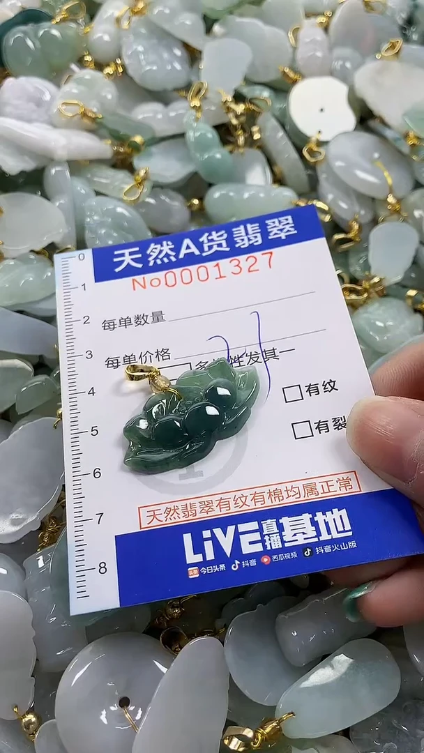 颈饰未镶嵌翡翠纯天然货翡翠