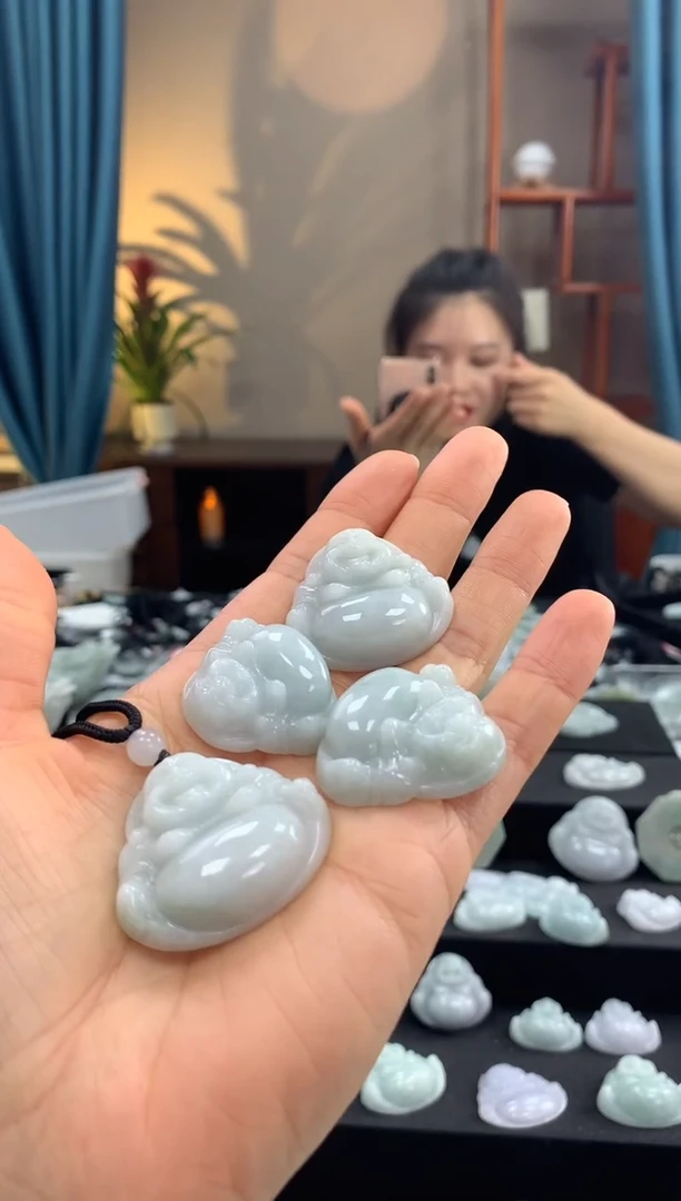 翡翠未镶嵌颈饰佛公0718 多样性发一件
