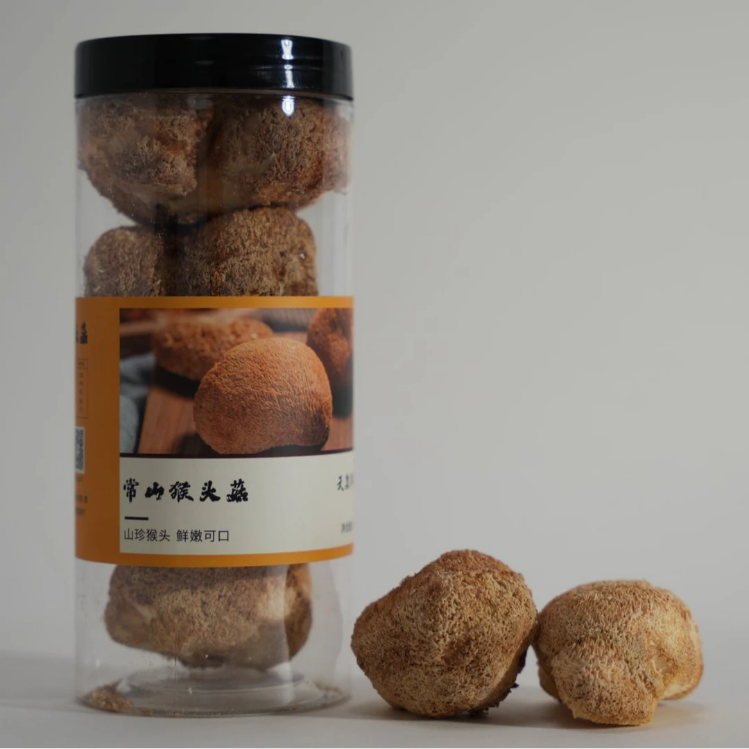 华丹甄选猴头菇干货65g菌类罐装