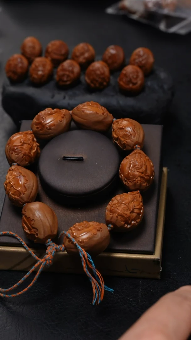 橄榄核手串/手链鱼子精品核雕