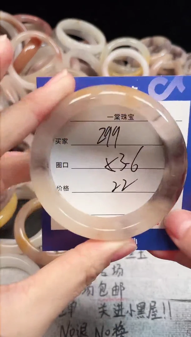 未镶嵌手镯石英质玉299