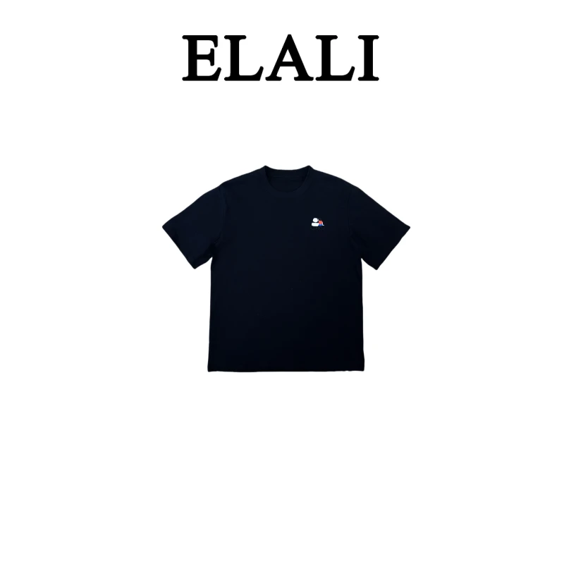 ELALI 时尚百搭T恤3613黑
