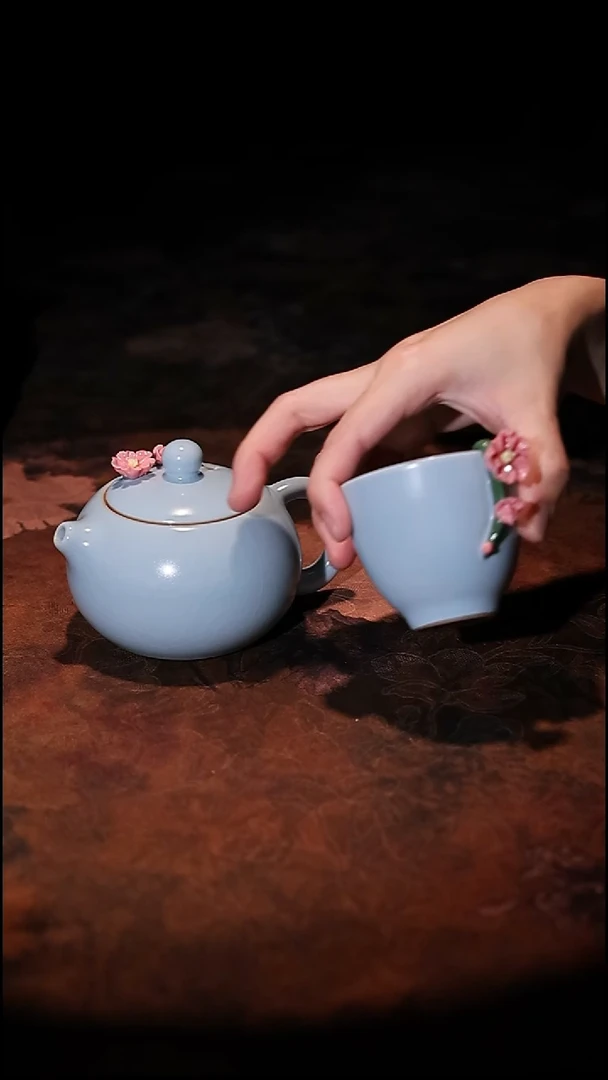 陶瓷茶具（无礼盒）@@A13578