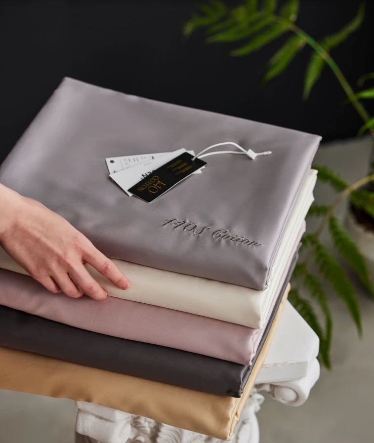 SL 真•140S双股同径同纬奢级阿瓦提长绒棉  被套 床单 床笠 枕套