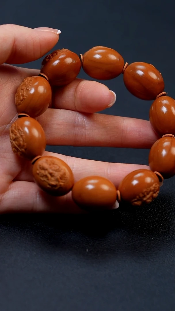 【闪购商品】橄榄核手串光珠万佛