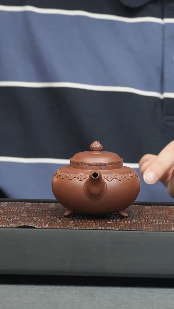 茶壶紫砂五堂云肩如意
