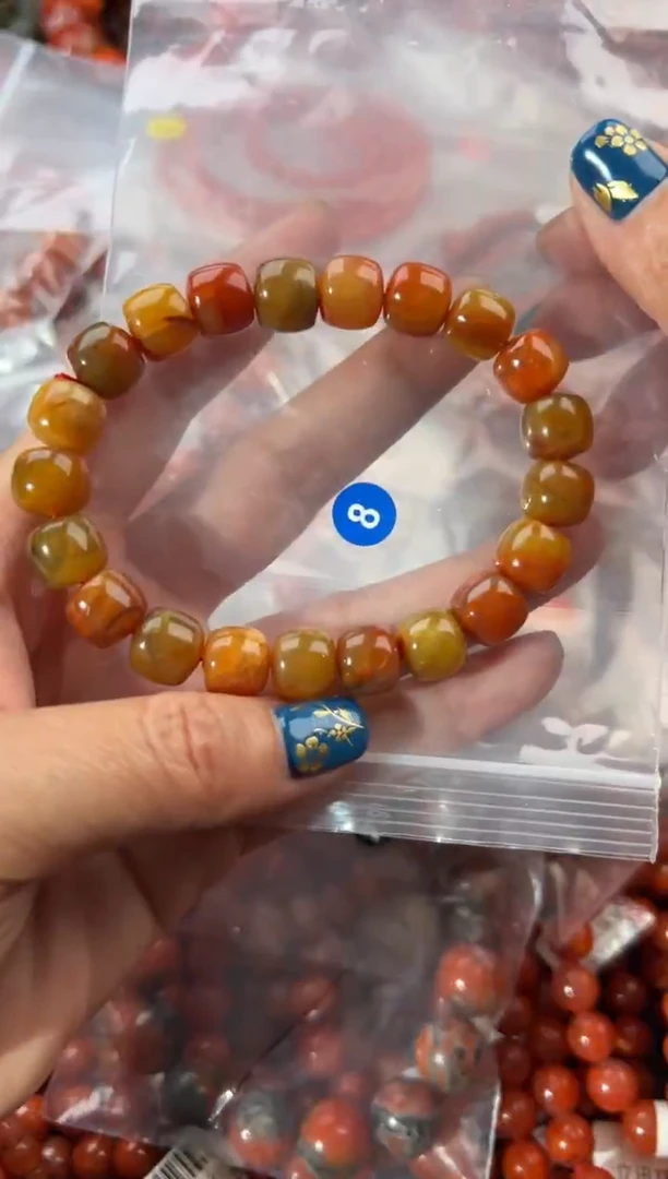 未镶嵌手串南红玛瑙10+