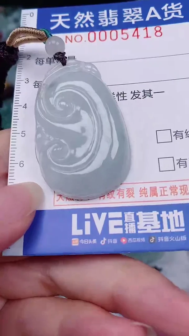 翡翠未镶嵌颈饰00005418