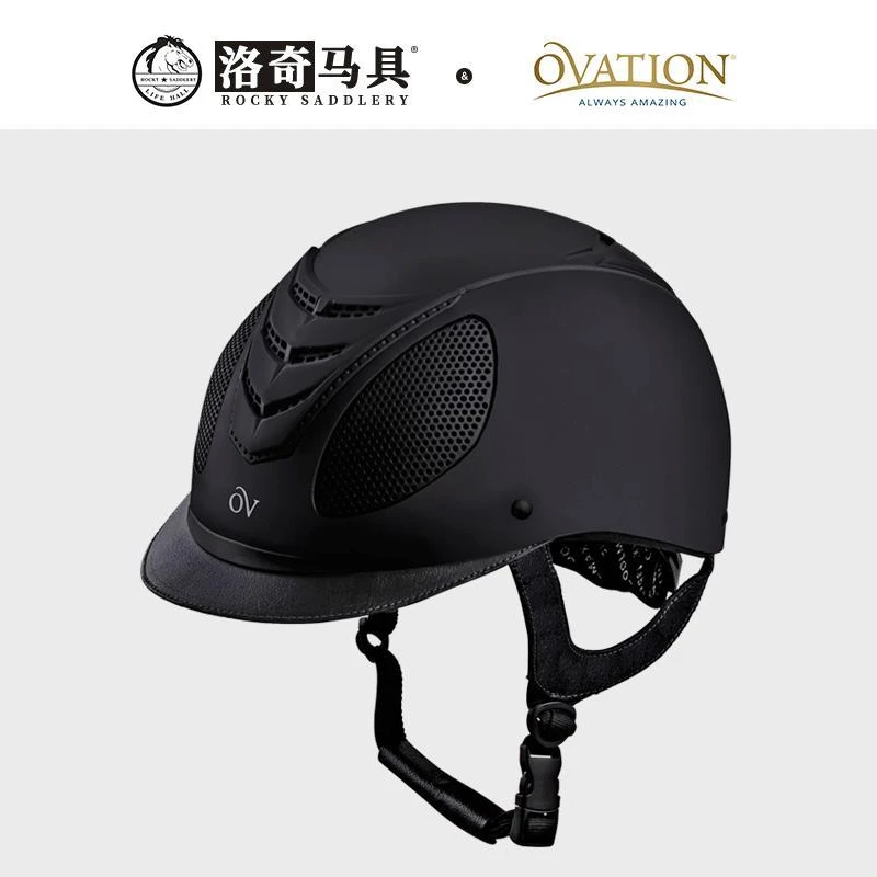 美国OVATION超轻马术头盔障碍比赛安全骑行头盔洛奇马具8101127