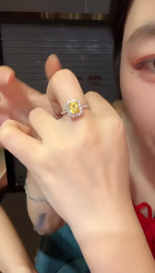 戒指蓝宝石铂Pt950镶嵌1.55ct