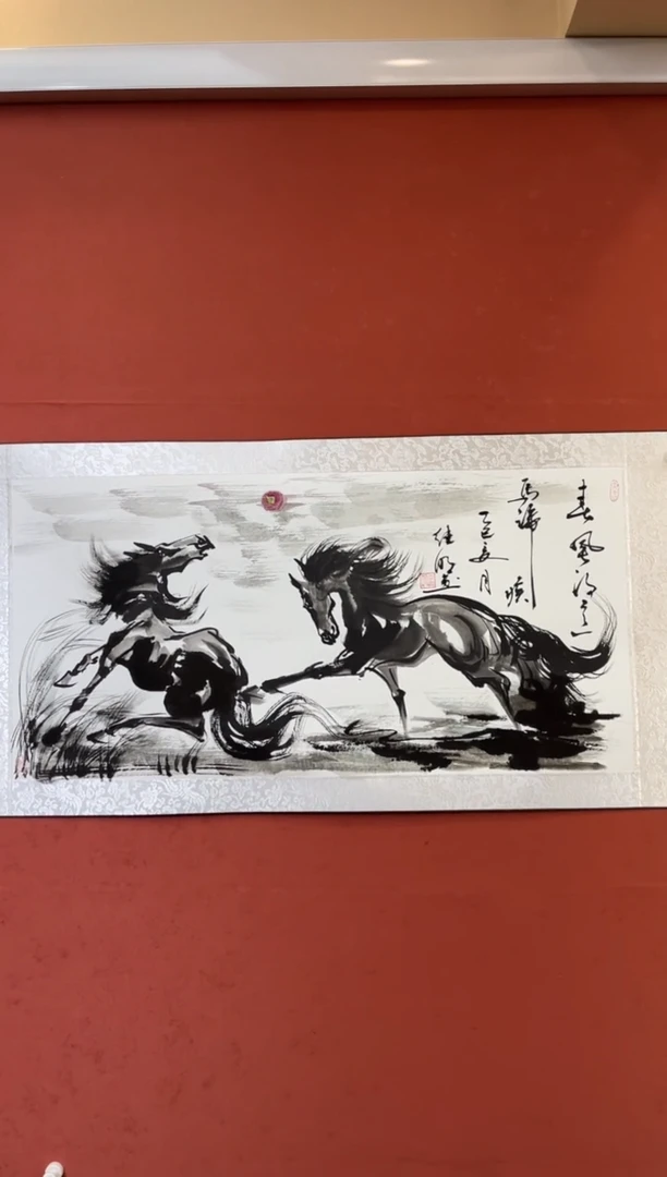 国画老师现场创作  23