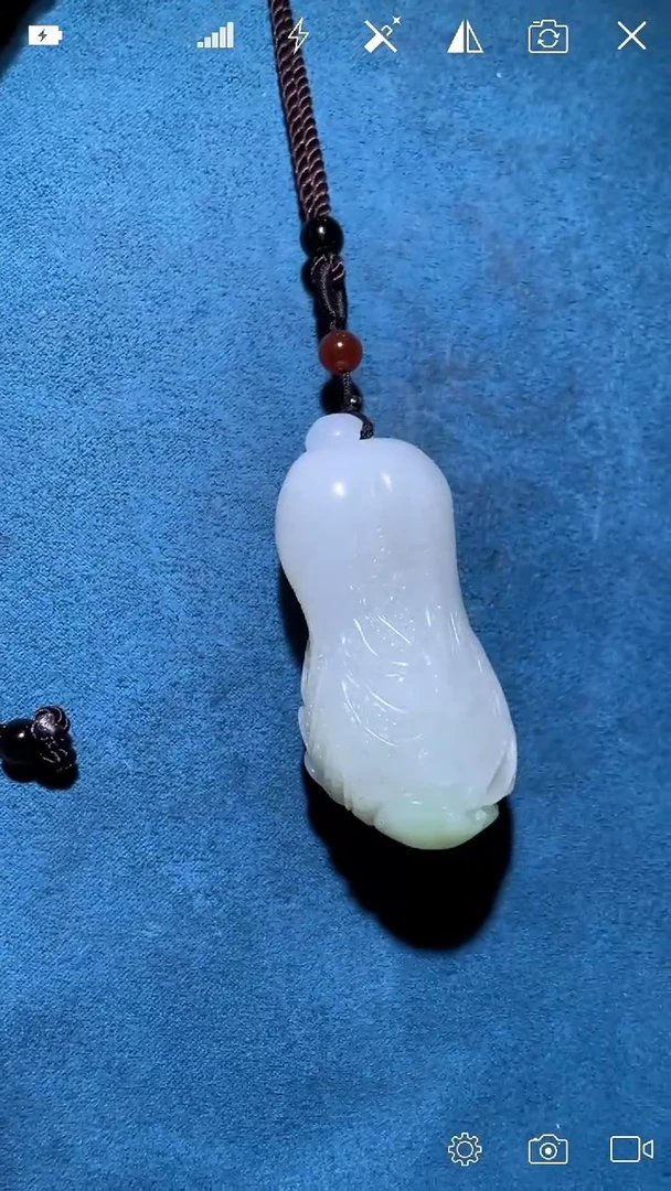 未镶嵌和田玉挂件LJ 白菜吊坠