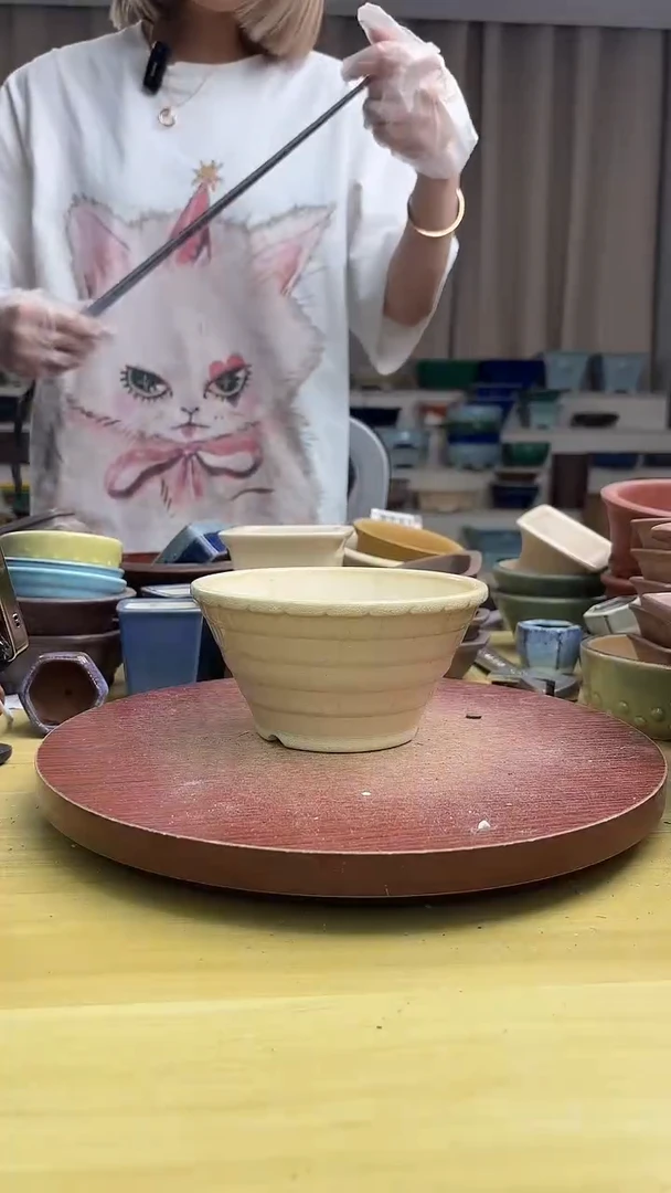 紫砂花盆紫砂花盆微瑕