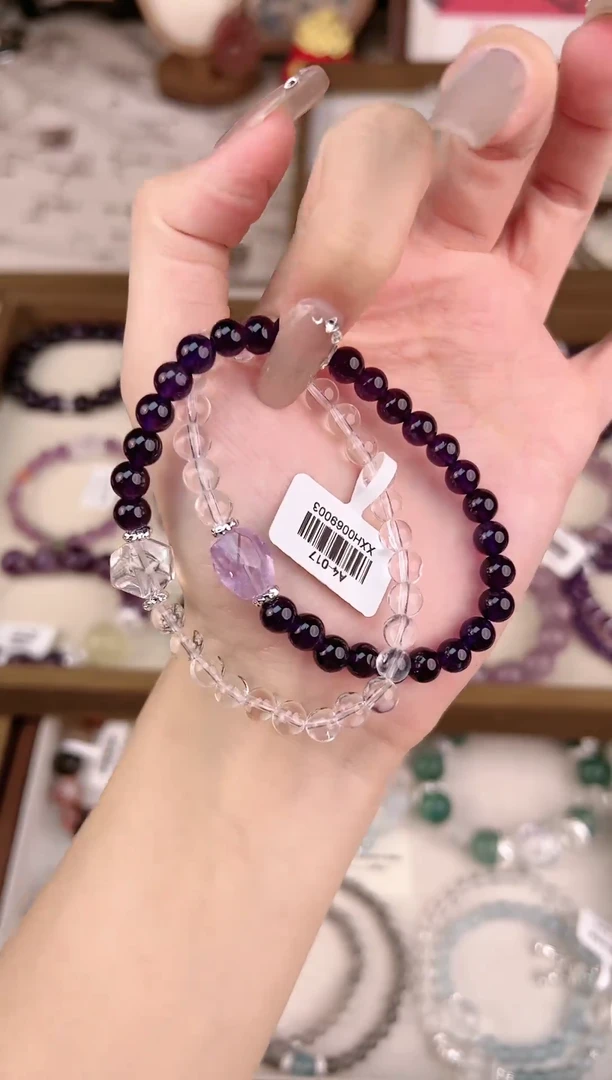 【闪购商品】水晶手链未镶嵌天然水晶多样性发货发其一 颜色微差