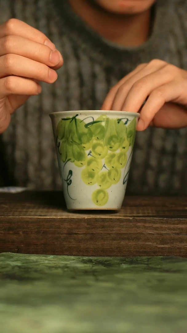 瓷器青诗集手工手绘瓷器