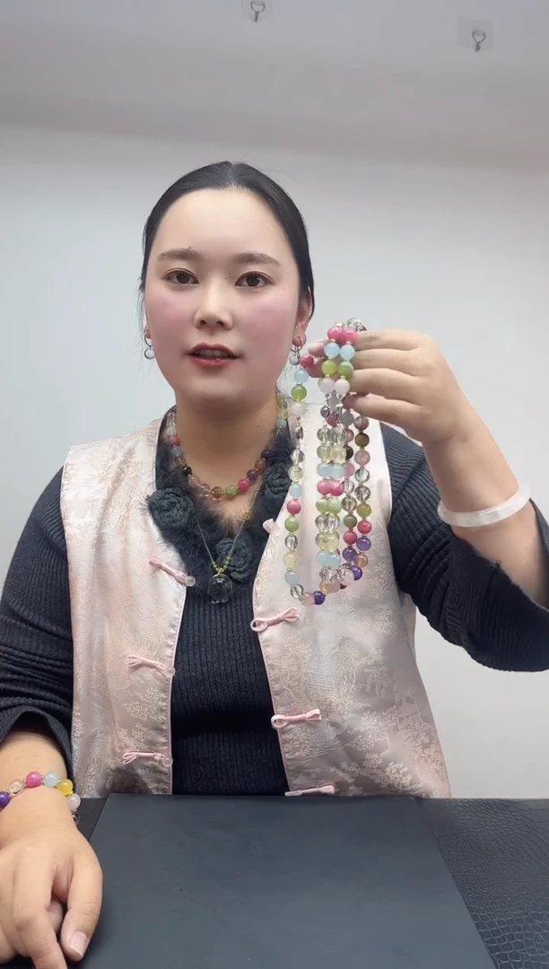 颈饰未镶嵌水晶天然设计款多宝项链02