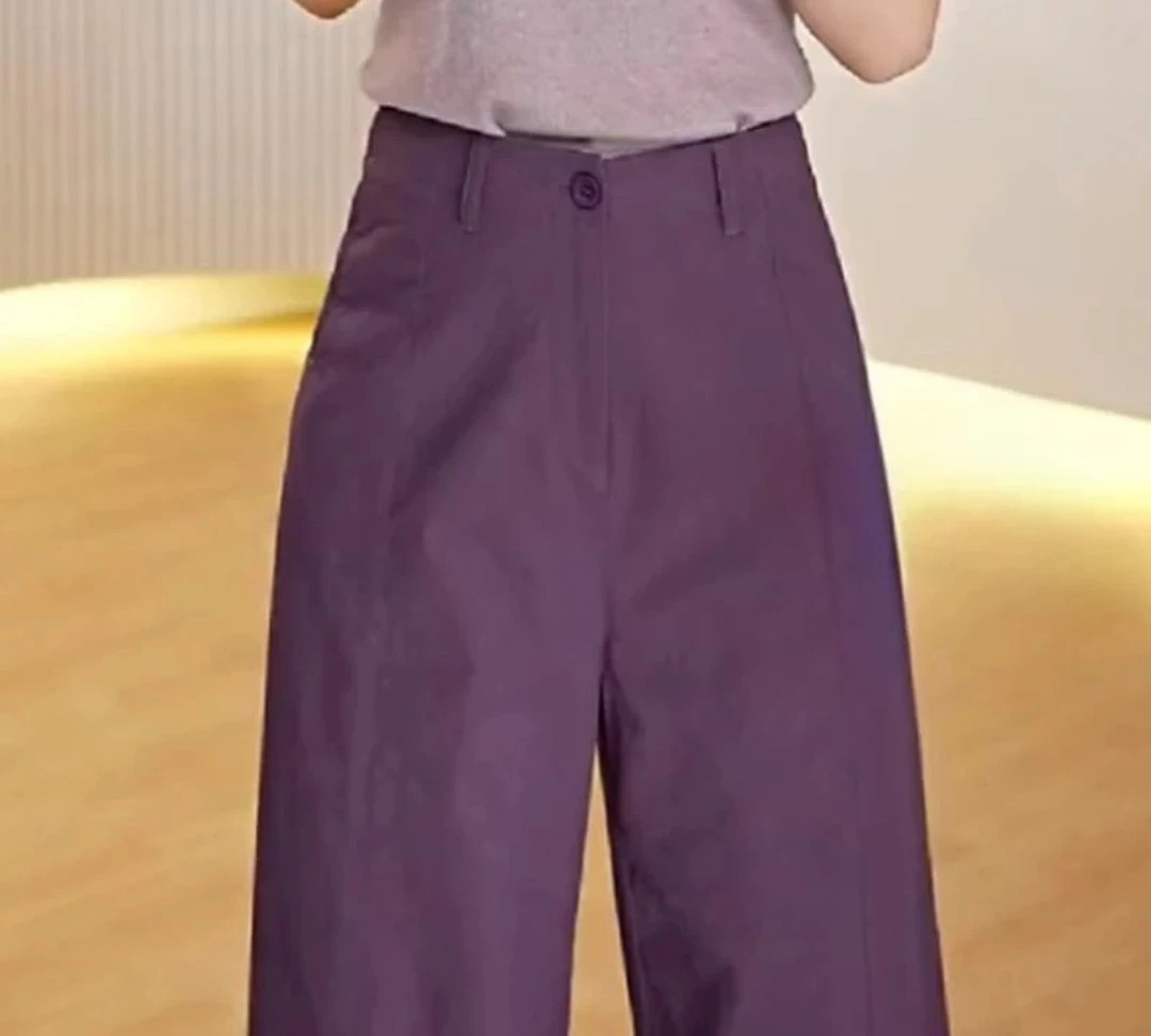 6672休闲百搭直筒裤