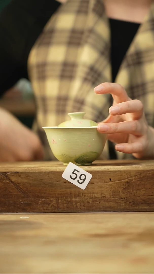 瓷片粉引·系列/设计师 牧渔 款