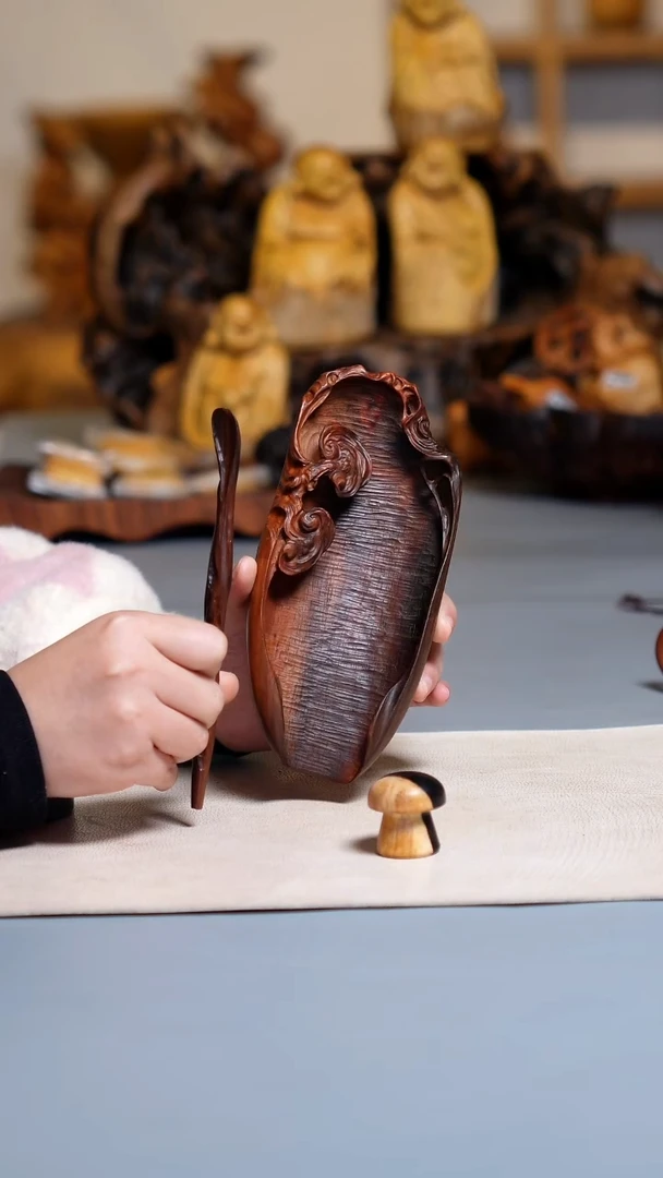 木大红酸枝茶则3件套R8150