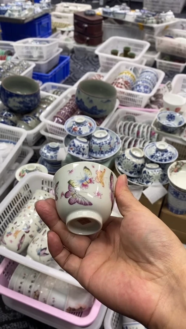 摆件陶景德陶瓷茶具容量约60