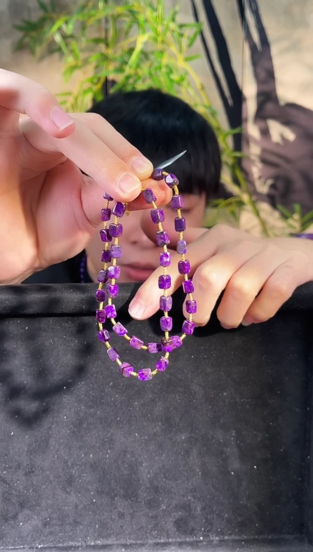 苏纪石（舒俱来）未镶嵌项链k金南非舒俱来老矿