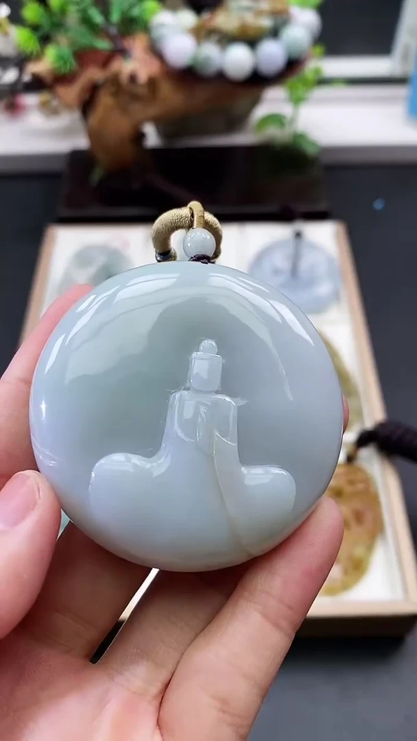 颈饰未镶嵌翡翠天然缅甸A货翡翠