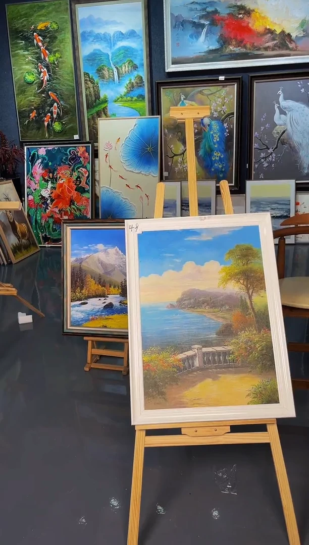 【闪购商品】油画45号 50*60 风景-手绘油画