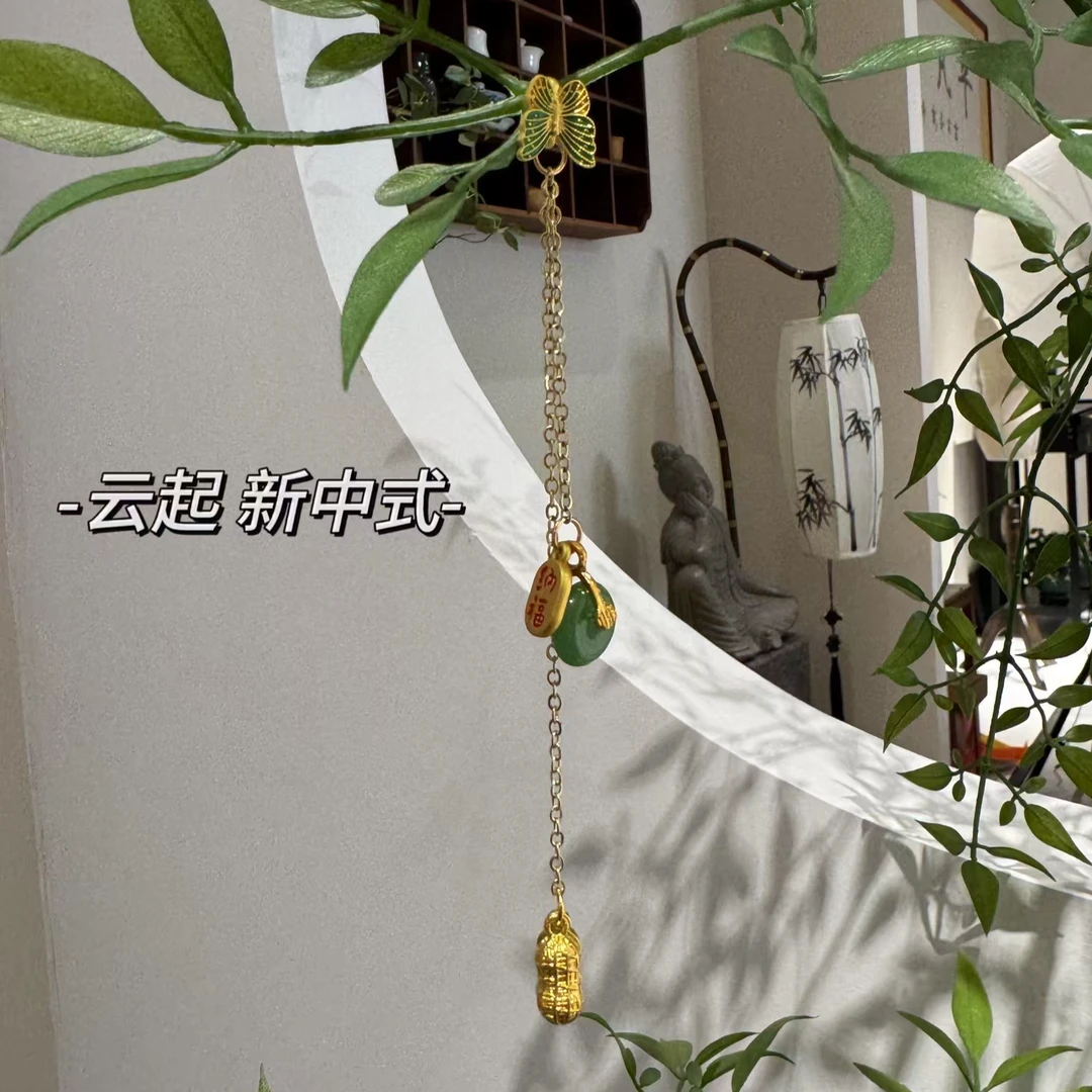 合金胸针 梵境【好事花生】百搭押襟新中式国风