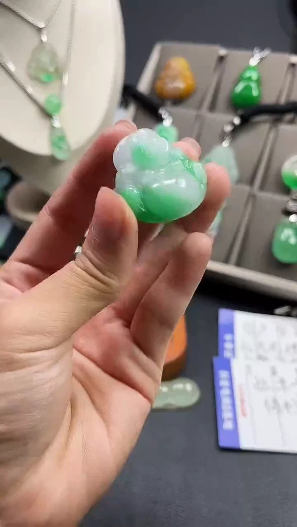 颈饰未镶嵌翡翠  所见即所得 一图一物