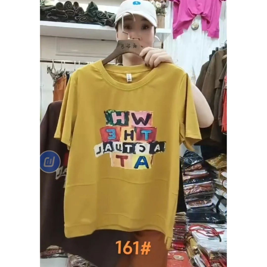 新款字母短袖T恤161