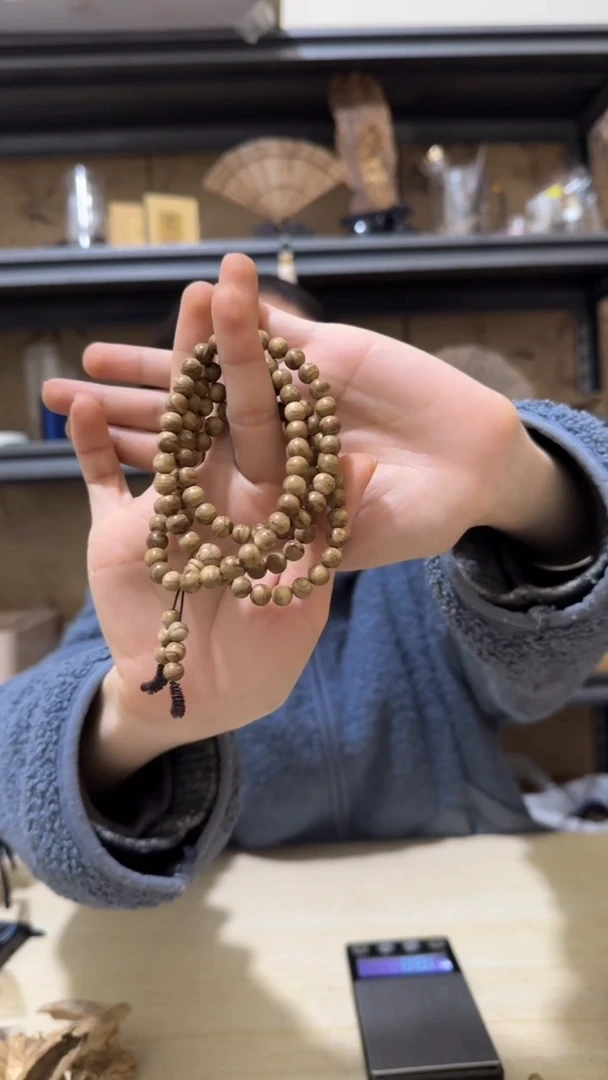 【闪购商品】沉香手串34号芽庄土沉野料手串卡7