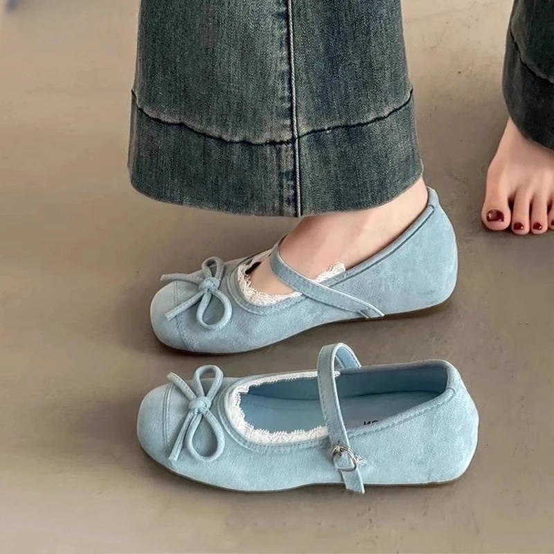 品牌法式内增高浅口单鞋女2025新款夏配裙气质温柔风芭蕾舞晚晚鞋