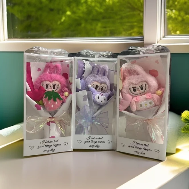 lbb卡通可爱玩偶花束520礼物生日礼物
