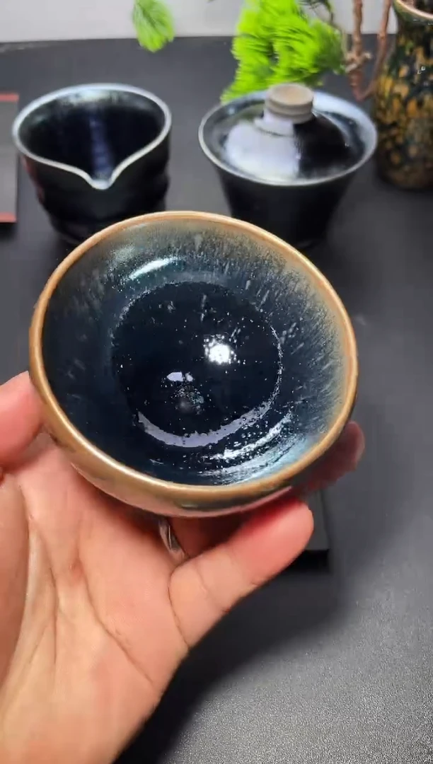 茶盏128叶紫建盏